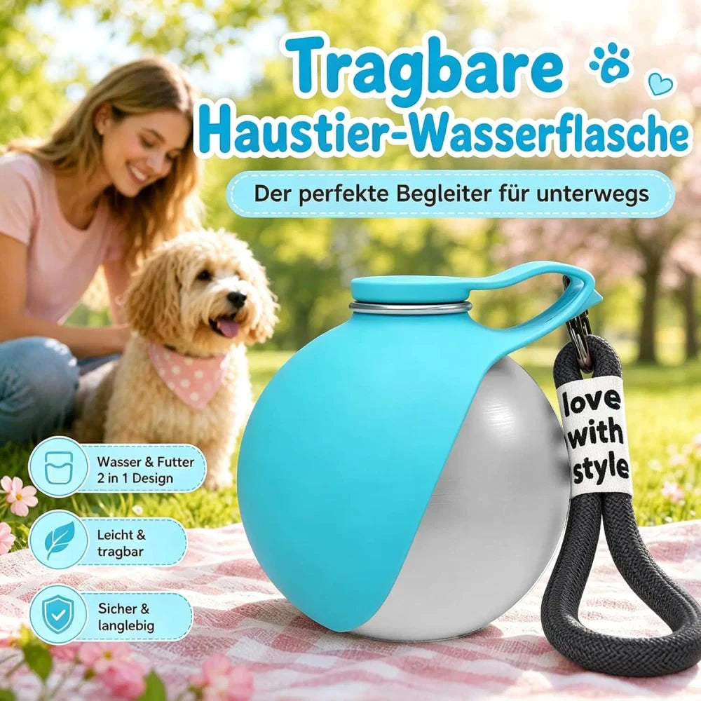 Tragbare Hunde Trinkflasche