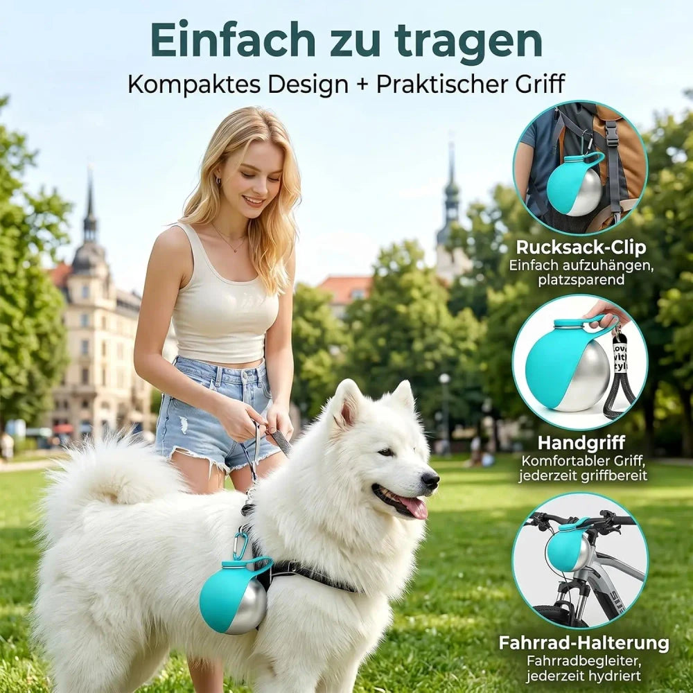 Tragbare Hunde Trinkflasche