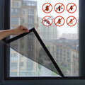 Schwarzes Insektenschutzgitter fuer Fenster
