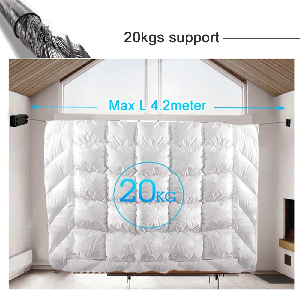 Einziehbarer Wandschmuck Wäscheständer