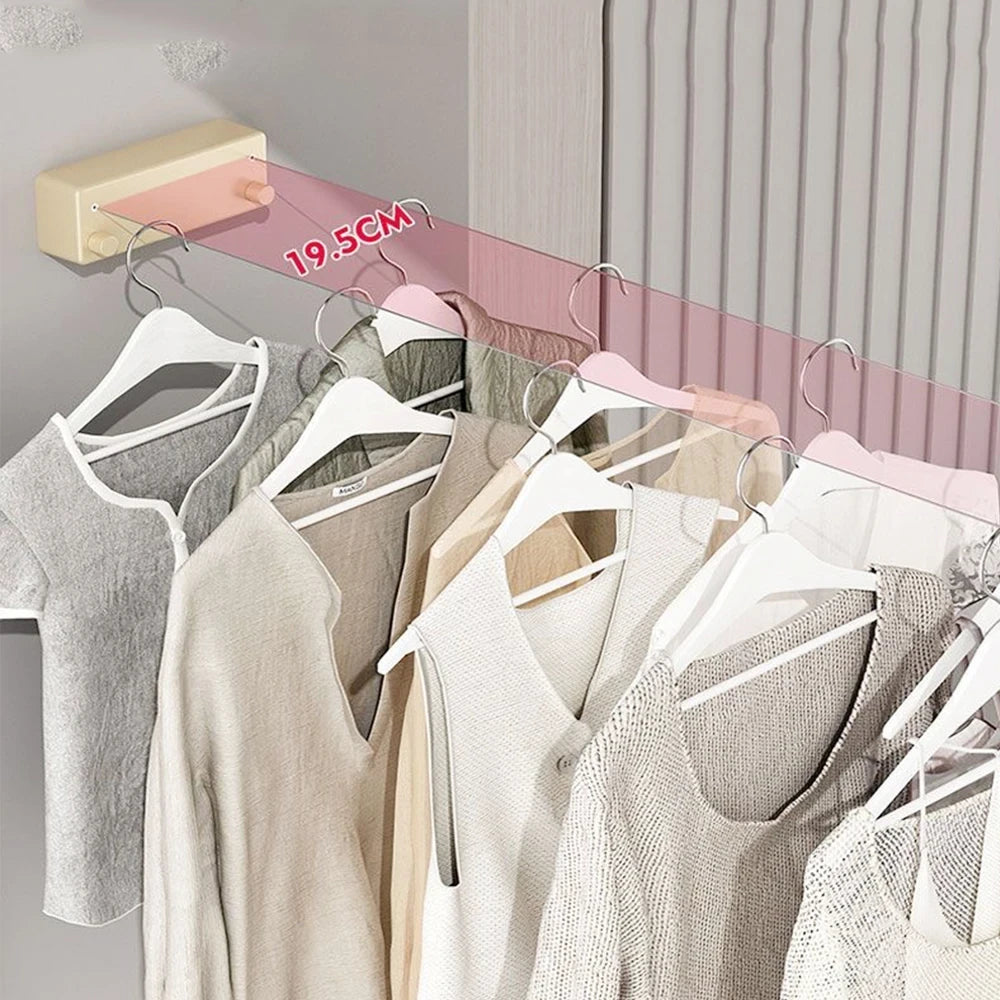 Einziehbarer Wandschmuck Wäscheständer