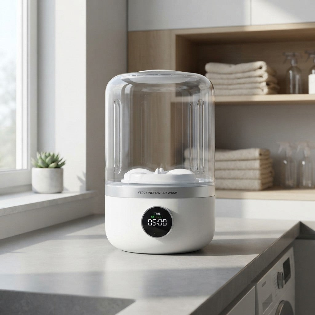 Tragbare Mini Waschmaschine für Unterwäsche und Socken