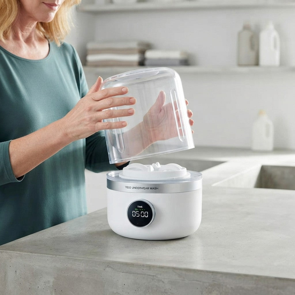 Tragbare Mini Waschmaschine für Unterwäsche und Socken
