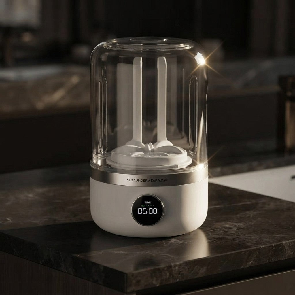 Tragbare Mini Waschmaschine für Unterwäsche und Socken