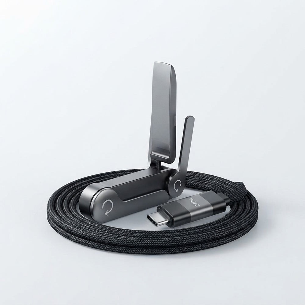Faltbares Ladekabel mit integriertem Ständer