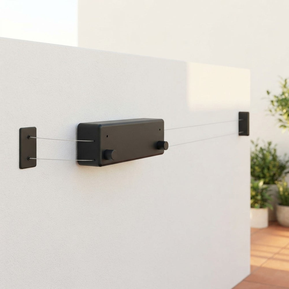 Einziehbarer Wandschmuck Wäscheständer