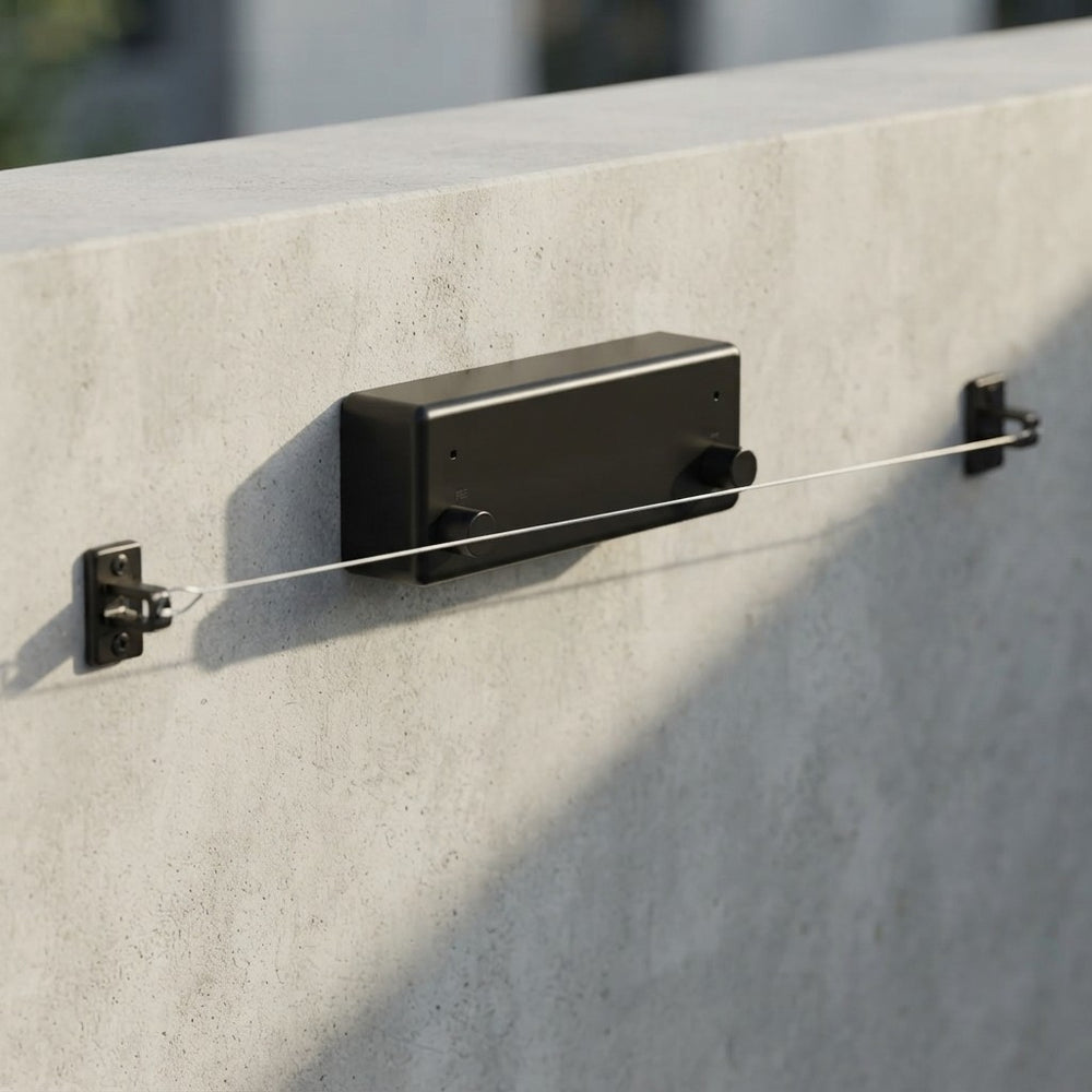 Einziehbarer Wandschmuck Wäscheständer